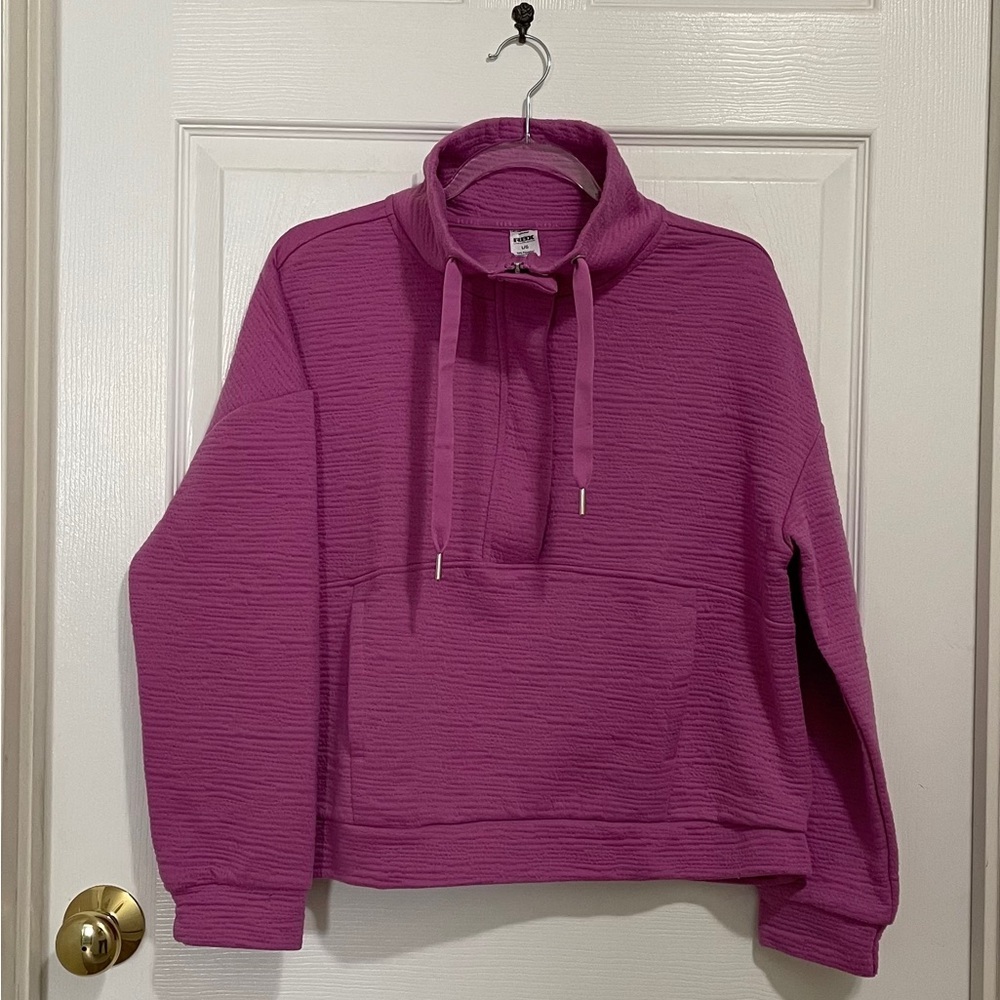 RBX Pink Long Sleeve Boxy Sweatshirt